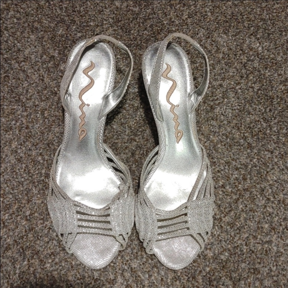 Silver Sparkly Heels - Wedding Season!